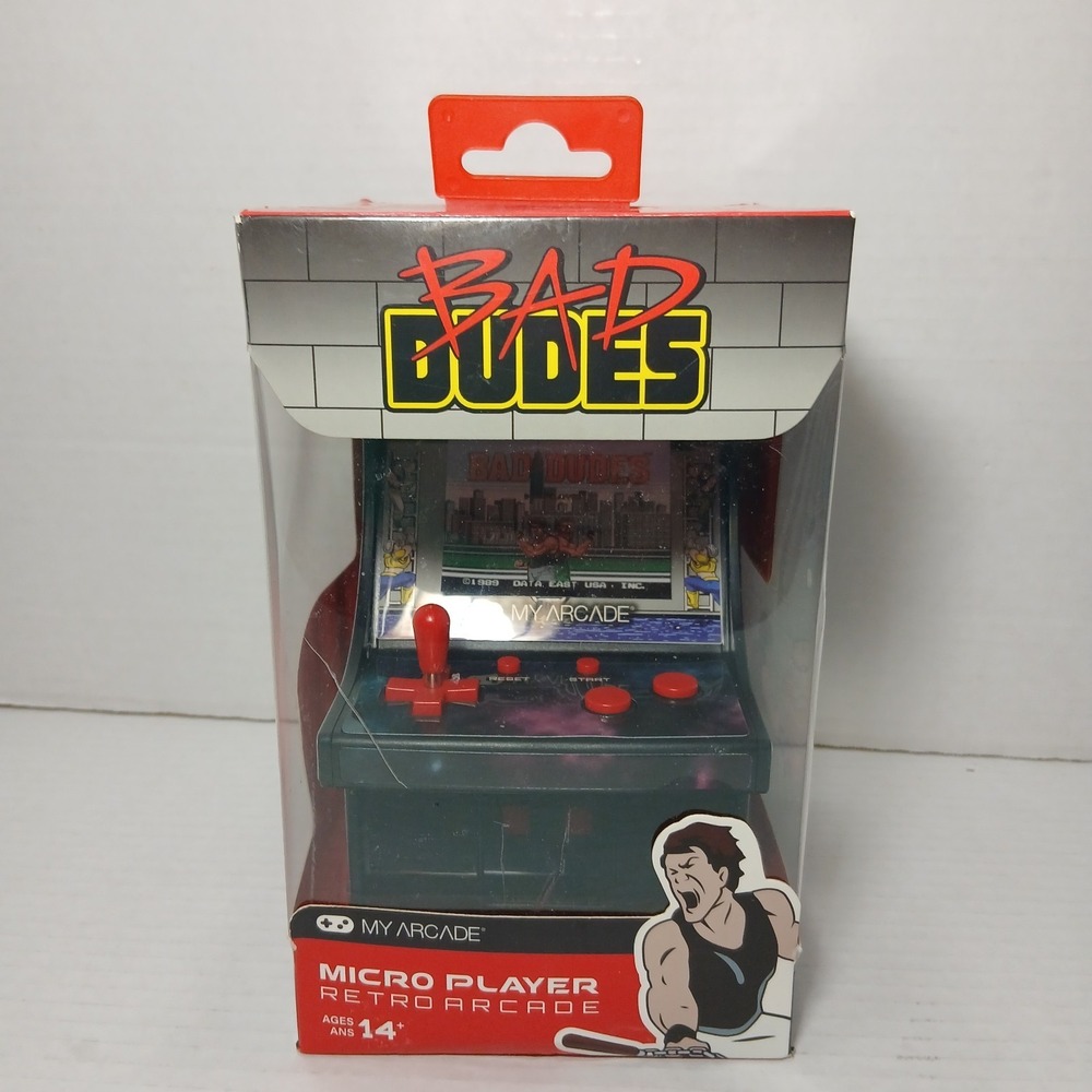 My Arcade Bad Dudes Micro Player Retro Arcade NEW Factory Sealed Original